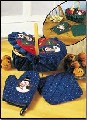 Covered Basket Gift Set