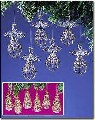 Spun Glass Ornaments Set