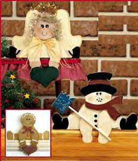 Wood Holiday Shelf Sitters