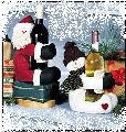 Plush Holiday Bottle Huggers